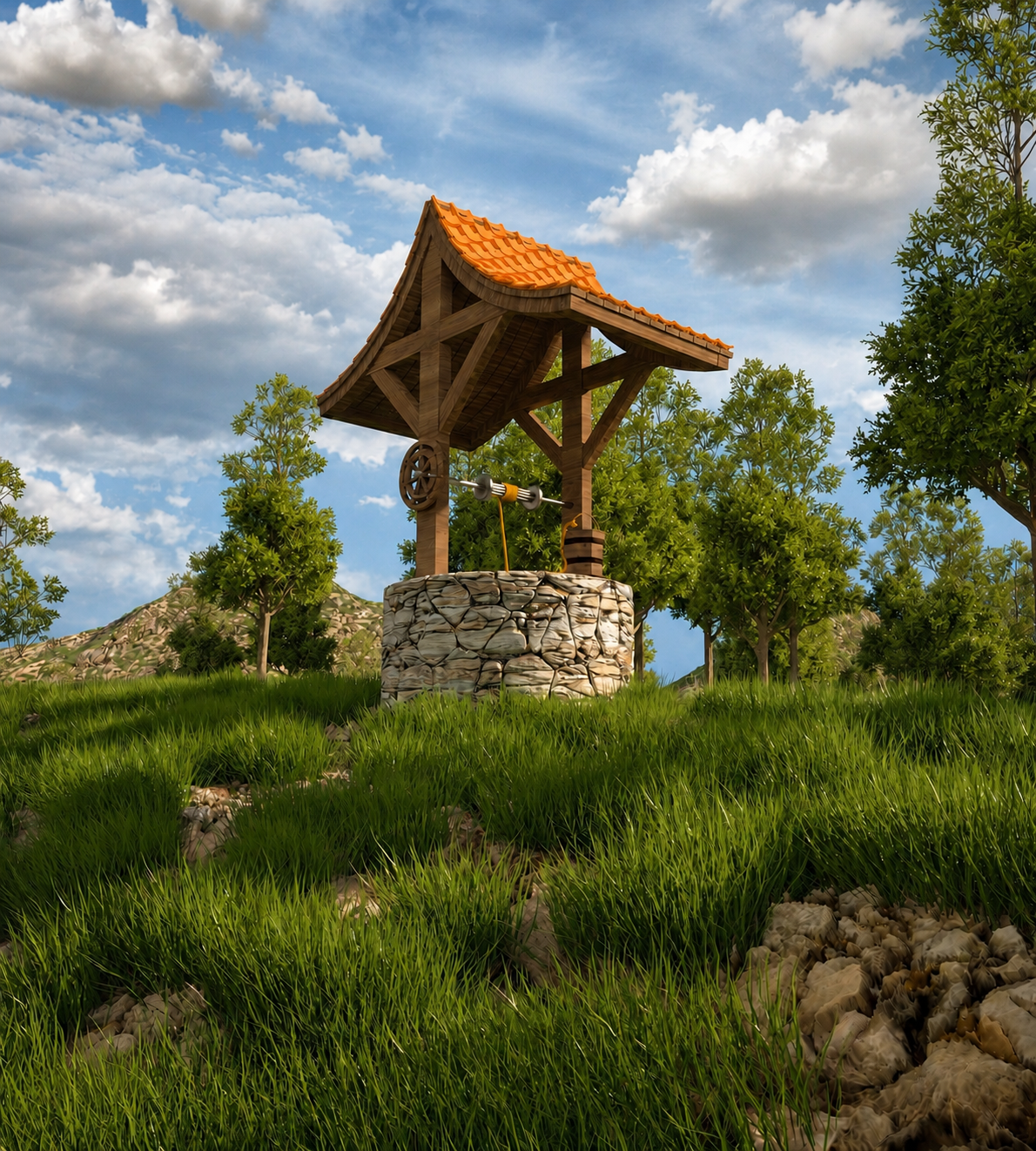 The Old Well, view 1