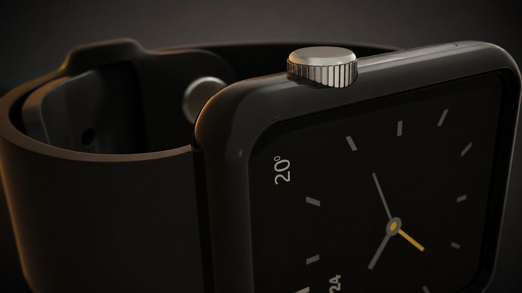Smartwatch close-up visualisation